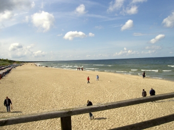 Ahlbeck Strand (Blick Richtung Seebad Heringsdorf)