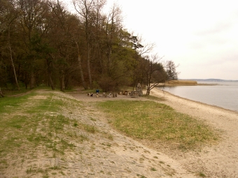 Pudagla am Strand